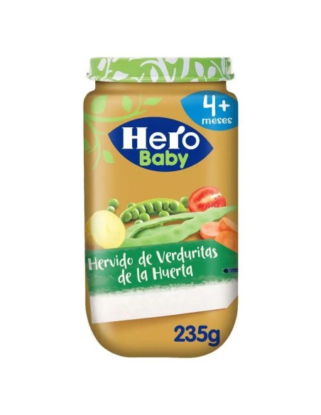 Hero Baby Tarritos Hervidos De Verduritas De La Huerta, 235Gr
