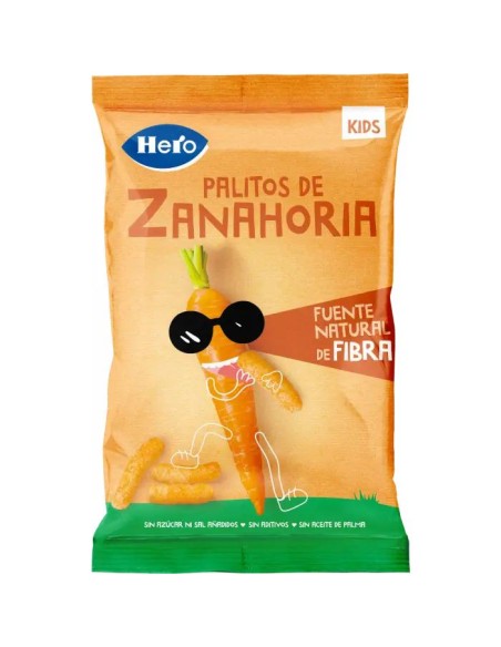Hero Snack Kids Palitos Zanahoria , 30 gr
