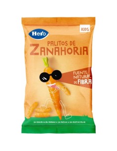 Hero Snack Kids Palitos Zanahoria , 30 gr 2