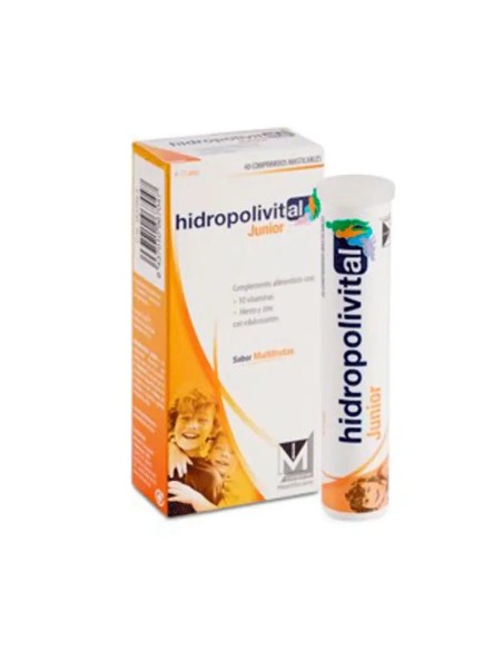 Hidropolivital Junior Complemento Alimenticio 40 comprimidos Masticables