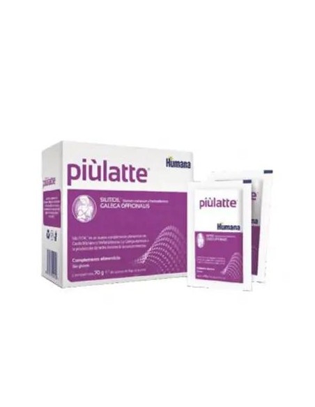 Humana Piulatte Complemento Alimenticio Para Lactancia 14 sobres x 5 gr