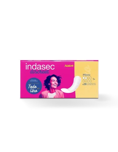 Indasec Discreet Compresa Incontinencia Micro, 28 unidades