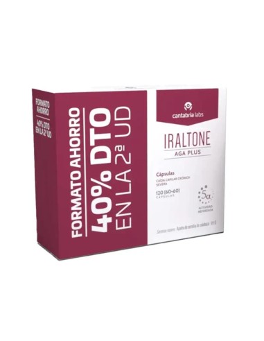 Iraltone Duplo Aga Plus Pack Ahorro, 120 Cápsulas