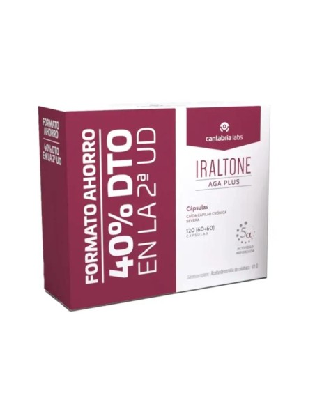 Iraltone Duplo Aga Plus Pack Ahorro, 120 Cápsulas