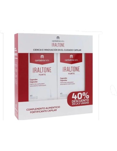 Iraltone Duplo Forte Tratamiento Anticaída, 120 cápsulas