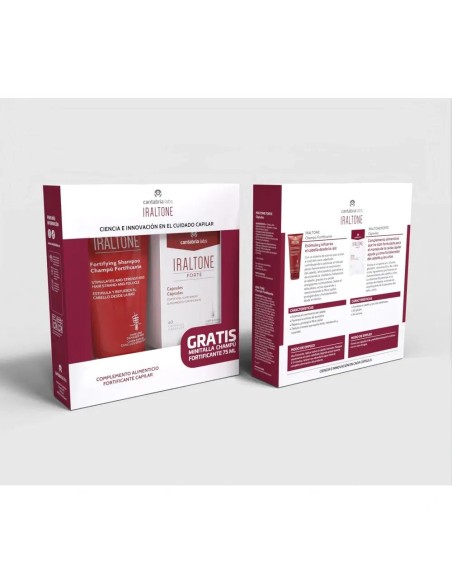 Iraltone Forte Cápsulas + Champú Fortificante Minitalla 75 Ml Regalo