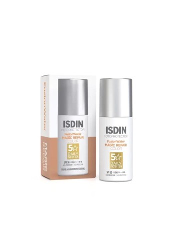 Isdin Fotoprotector Fusion Water Magic Repair Color SPF 50 50 Ml