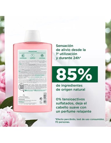 Klorane Champú a la Peonía Bio 400 ml