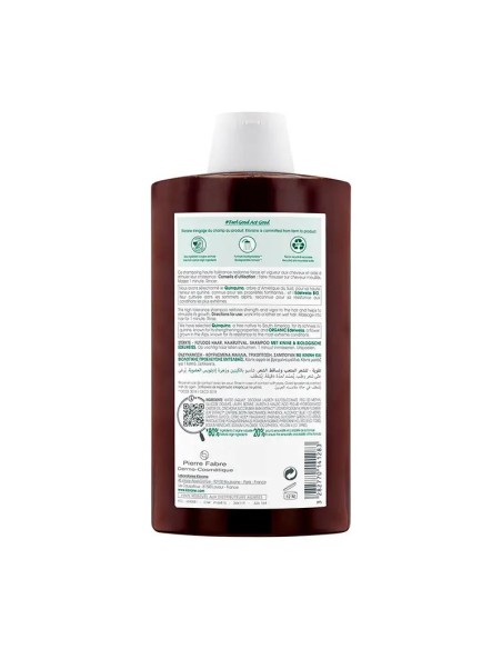 Klorane Champú a la Quinina y Edelweis Bio 400 ml