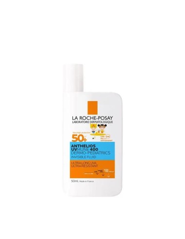 La Roche Posay Anthelios Uvmune 400 Dermopediatrics Fluido Invisible Spf50+, 50 ml