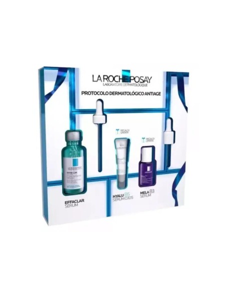 La Roche Posay Cofre Serum Effaclar 30 ml + Mela B3 Serum 10 ml + Hyalu B5 Serum Ojos 5 ml