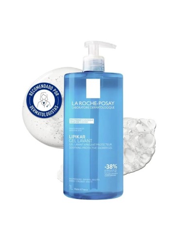 La Roche Posay Lipikar Gel De Ducha Fisiológico Apto Pieles Sensibles Y Secas, 1000 ml