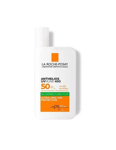 La Roche-Posay Anthelios Uv-Mune 400 Oil Control Fluido Spf50+, 50 ml