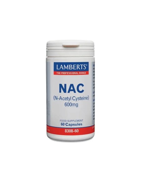 Lamberts Nac (N-Acetil Cisteina) 600Mg, 60 Tabs