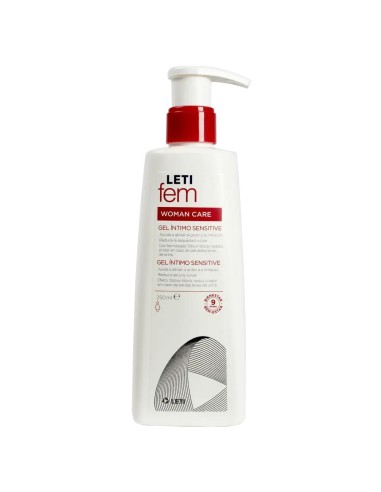 Letifem Woman Gel Íntimo Sensitive, 250 ml