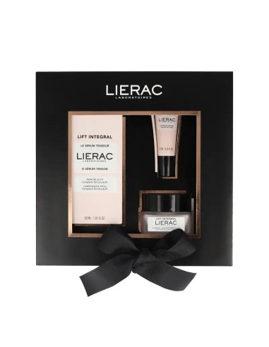 Lierac Lift Integral Cofre Antiedad Serum Tensor + Crema De Día Reafirmante + Contorno De Ojos, 57 ml