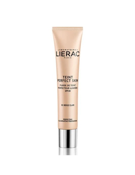 Lierac Sunissime Dermo Maquillaje Fluido Perfeccionador Iluminador Spf 20 01 Beige Claro