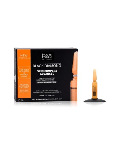 Martiderm Black Diamond Skin Complex 10 Ampollas x 2 ml
