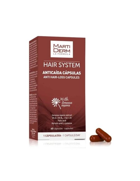 Martiderm Hair System cápsulas Anticaída 60 cápsulas