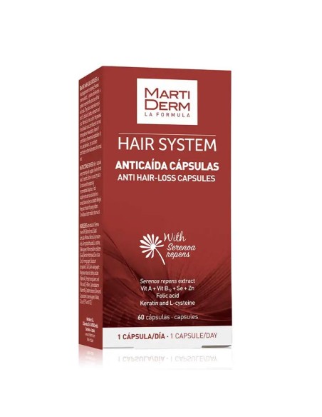 Martiderm Hair System cápsulas Anticaída 60 cápsulas