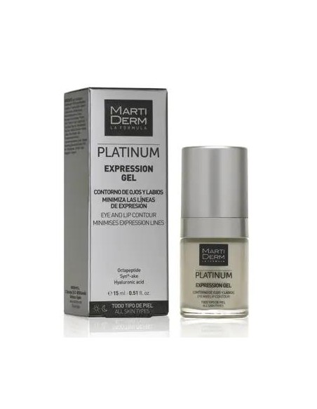 Martiderm Platimnium Expression Gel Contorno de Ojos y Labios 15 ml
