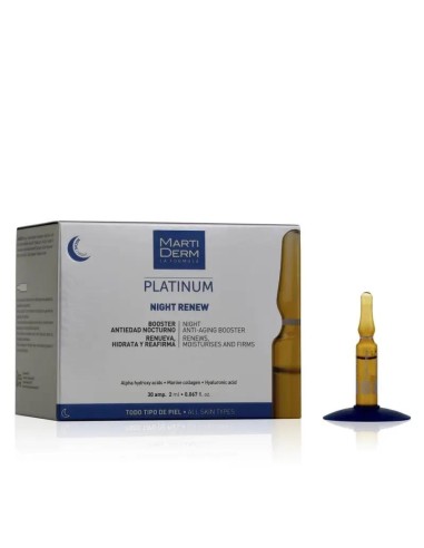 Martiderm Platinum Night Renew 30 Ampollas