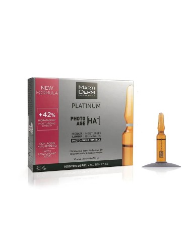 Martiderm Platinum Photo-Age Ha+ - 10 Ampollas