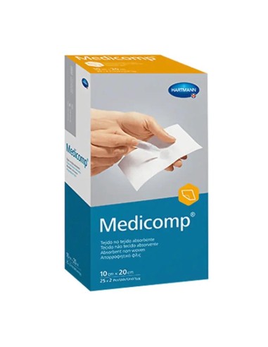 Medicomp Gasa Estéril 10x20 cm 50 unidades