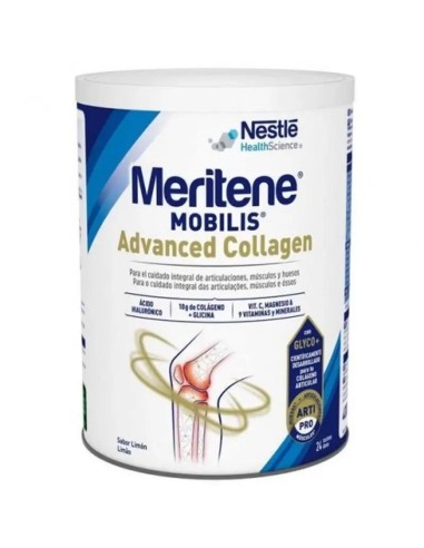 Meritene Mobilis Advanced Collagen Sabor A Limón, 24 raciones de 16,6g