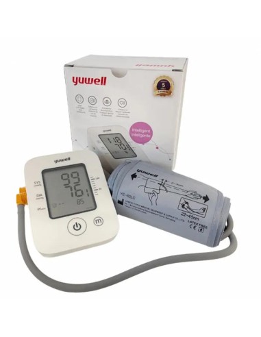 Mobiclinic Tensiómetro Digital Automático Con Memoria, Brazo, YE660D Blanco, 1 unidad