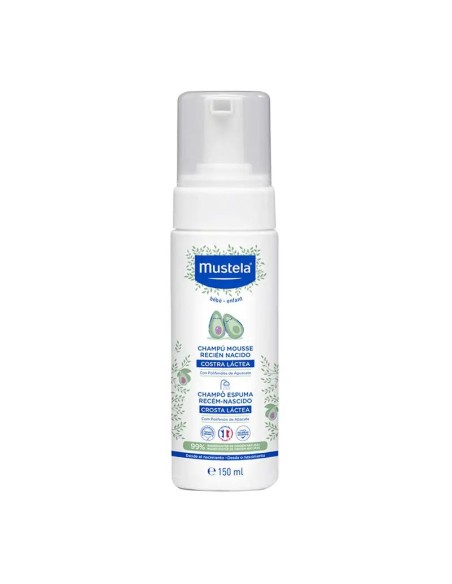 Mustela Champú Mousse Recién Nacido, 150 ml