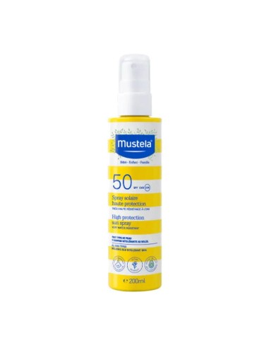 Mustela Leche Solar Muy Alta Protección SPF 50, 200 ml