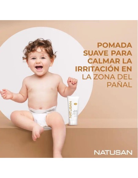 Natusan Crema Pañal Bebe Hipoalergénica Anti Irritación, 100 ml