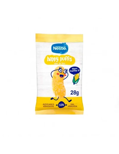 Nestlé Healthy Snacking Happy Puffs Maíz Natural, 28g