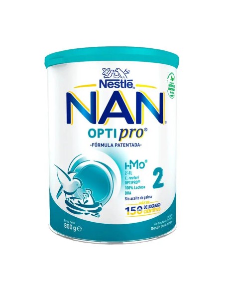 Nestlé Nan Optipro 2 Leche de Continuación, 800 gr