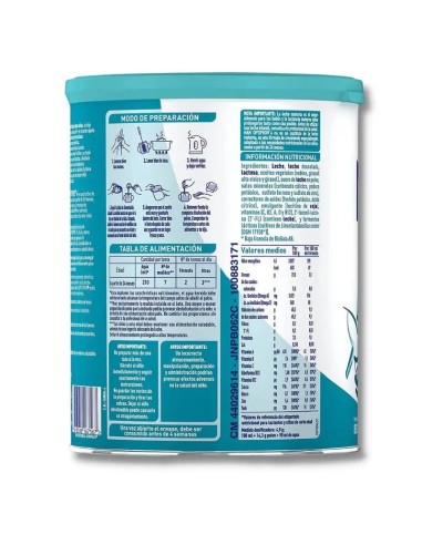 Nestlé Nan Optipro 2 Leche de Continuación, 800 gr