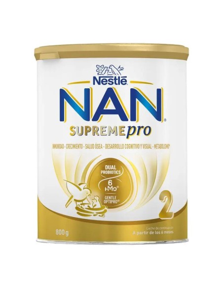 Nestlé Nan Supreme Pro 2 Leche de Continuación, 800 gr