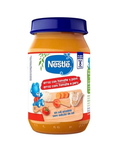Nestlé Tarrito De Arroz Con Tomate Y Pavo, 190g