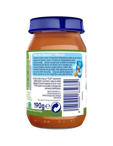 Nestlé Tarrito De Guisantes Con Ternera, 190g