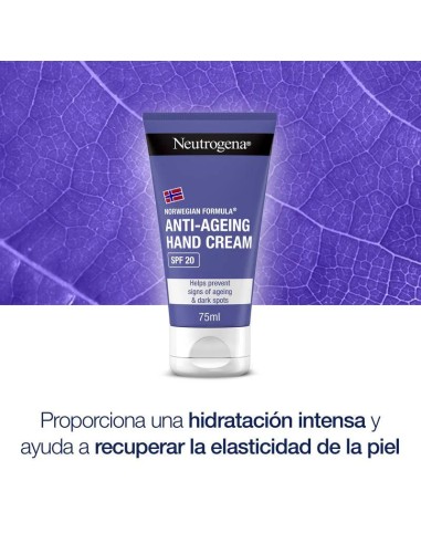 Neutrogena  Crema de Manos Antiedad Antimanchas SPF20,  2 x 75 ml
