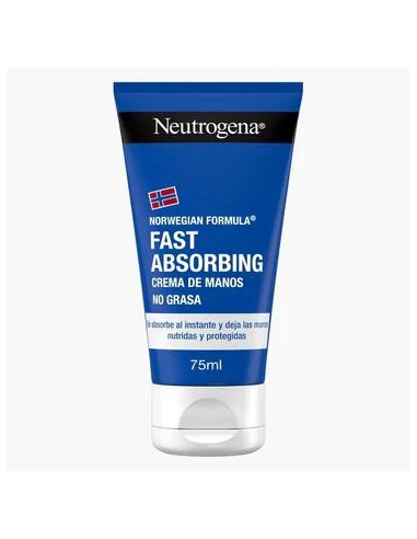 Neutrogena  Crema de Manos Reparadora Absorción Rápida, 75 ml
