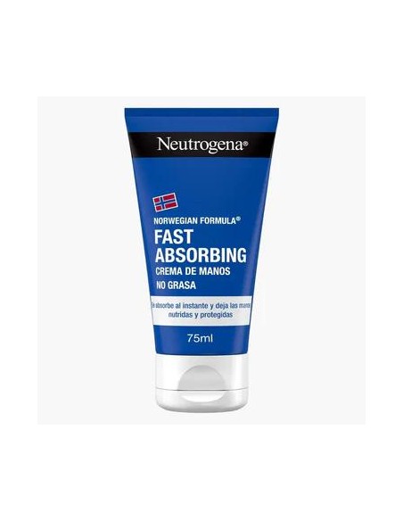 Neutrogena  Crema de Manos Reparadora Absorción Rápida, 75 ml