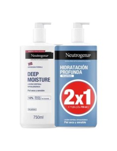 Neutrogena  Crema Hidratante Corporal Hipoalergénica Sin Perfume, 2X750 ml 2