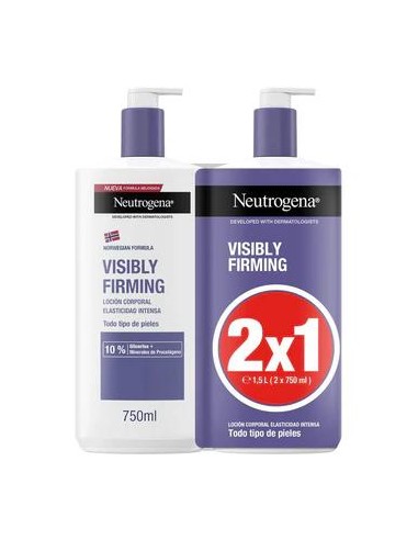Neutrogena  Crema Hidratante Corporal Reafirmante Pack, 2x750 ml
