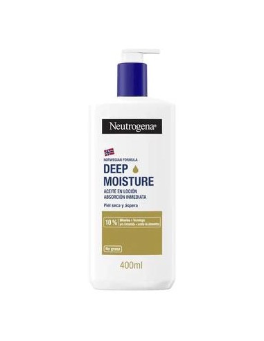 Neutrogena Crema Hidratante Corporal con Aceite de Almendras, 400 ml