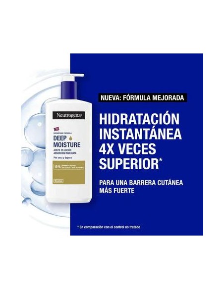 Neutrogena Crema Hidratante Corporal con Aceite de Almendras, 400 ml
