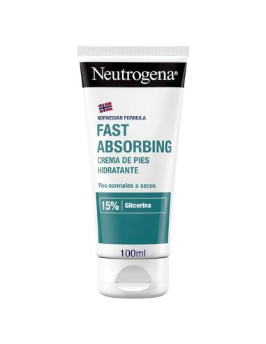 Neutrogena Crema Pies Hidratante Absorción Inmediata, 100 ml