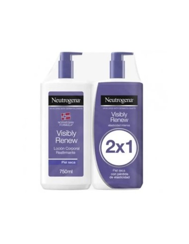 Neutrogena Duplo Visibly Renew Loción Corporal Hidratante Reafirmante, 750Ml