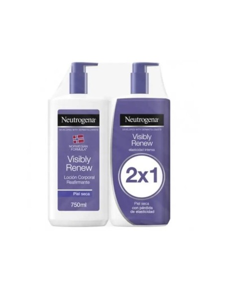 Neutrogena Duplo Visibly Renew Loción Corporal Hidratante Reafirmante, 750Ml