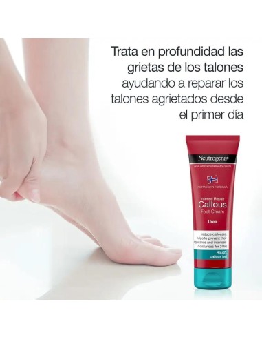 Neutrogena Reparación Intensa Crema Pies Suavizante Durezas, 50 ml